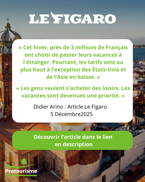 Visuel qui montre les chiffres sur les départs en vacances des français cet hiver. 